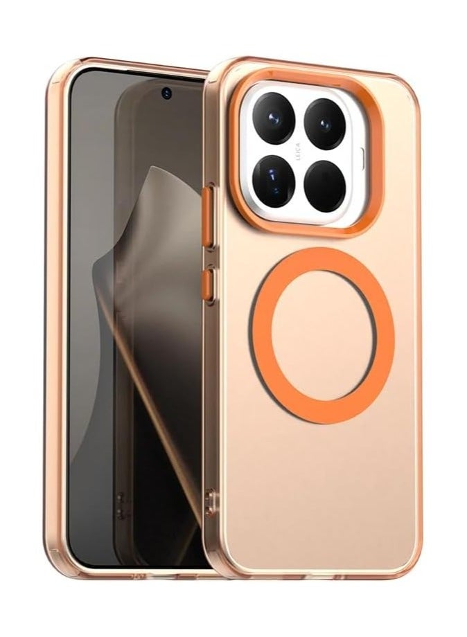 general Clear Case Compatible with Xiaomi Mi 15T Pro 5G Compatible with Mag-Safe Shockproof Protection Yellowing Resistant Magnetic Classic Hybrid Case