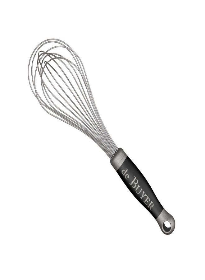 de Buyer GOMA Universal Whisk - 8” - Ideal for Whisking Eggs, Sauces & Emulsions - Designed for Heavy, Frequent Use - Ergonomic & No-Slip Grip - Dishwasher Safe - Image 1