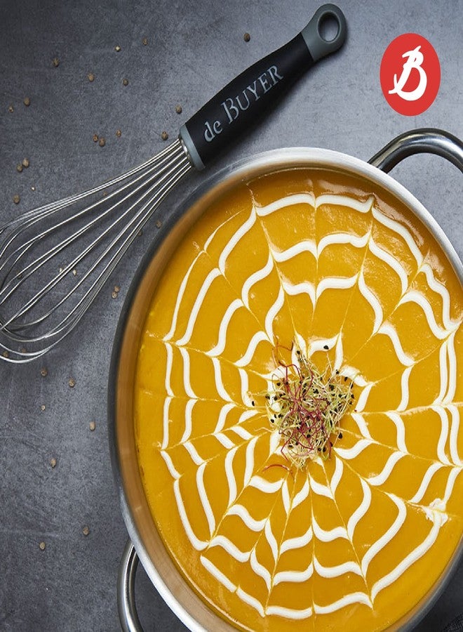 de Buyer GOMA Universal Whisk - 8” - Ideal for Whisking Eggs, Sauces & Emulsions - Designed for Heavy, Frequent Use - Ergonomic & No-Slip Grip - Dishwasher Safe - Image 5