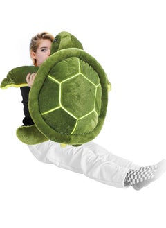 Civaner Turtle Stuffed Animals Sea Turtle Plush, Giant Stuffed Turtle, Plush Pillow Toys, Tortoise Plush Toys Doll For Birthday Christmas Thanksgiving Day Halloween(33 Inches)  - Image 1