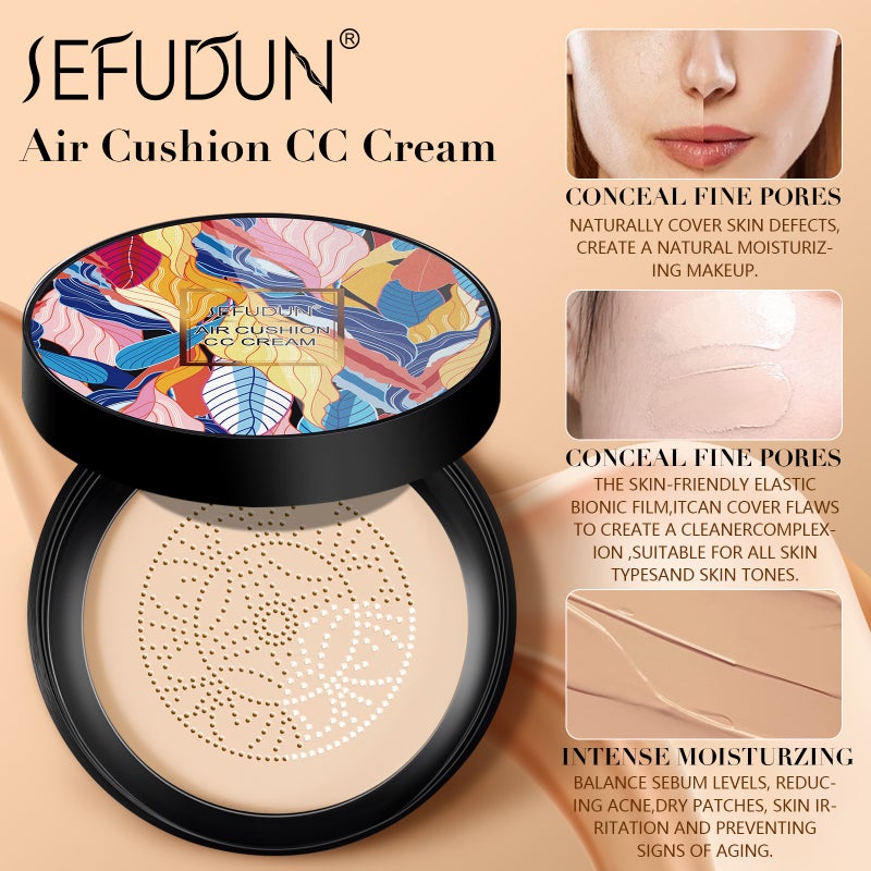 Sefudun Mushroom Head Liquid Foundation Air Cushion Cc Cream - Image 4