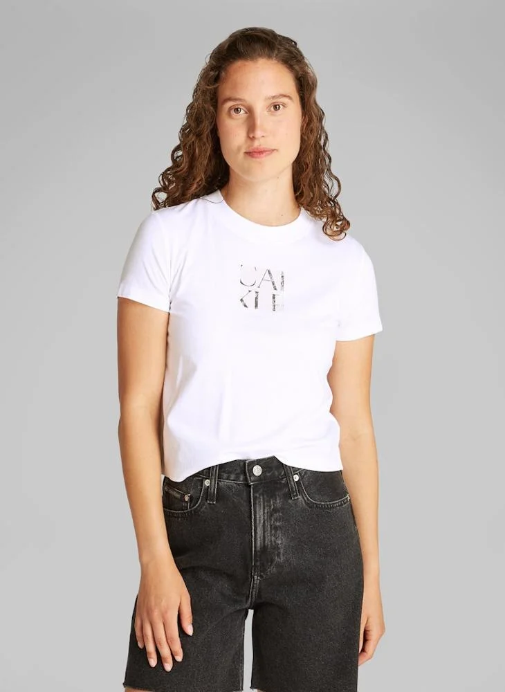 Calvin Klein Jeans Graphic Crew Neck T-Shirt