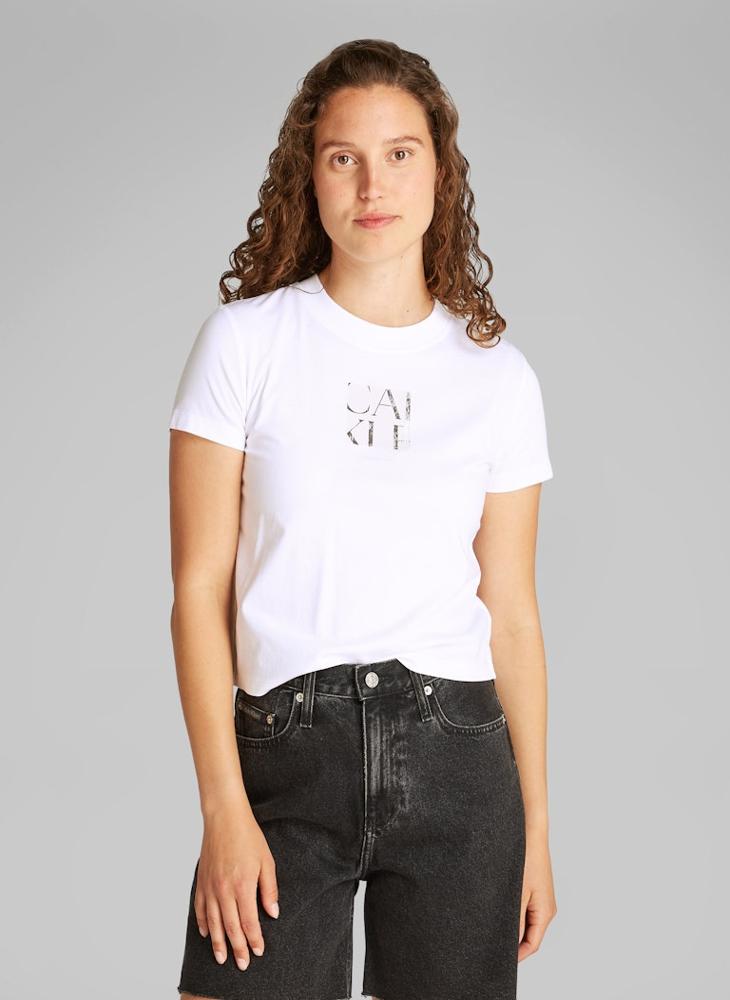 Calvin Klein Jeans Graphic Crew Neck T-Shirt - Image 1