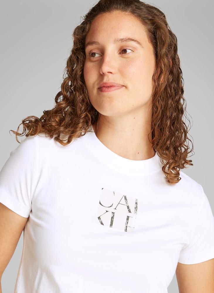 Calvin Klein Jeans Graphic Crew Neck T-Shirt - Image 3