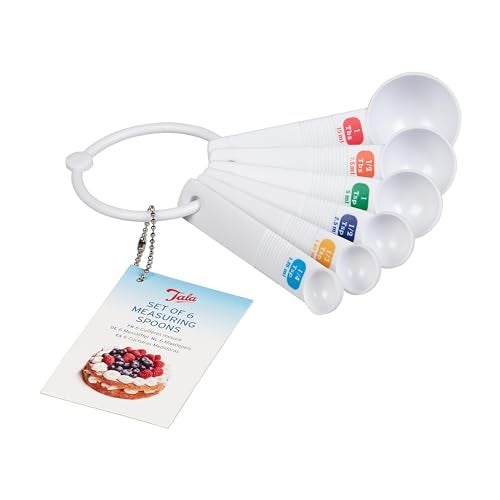 Tala Plastic Measuring Spoons, White - Image 5