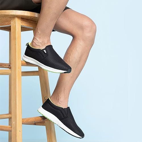 AVANT Men's Bolt Slip On Training Shoes - Black, UK 10 - Image 3