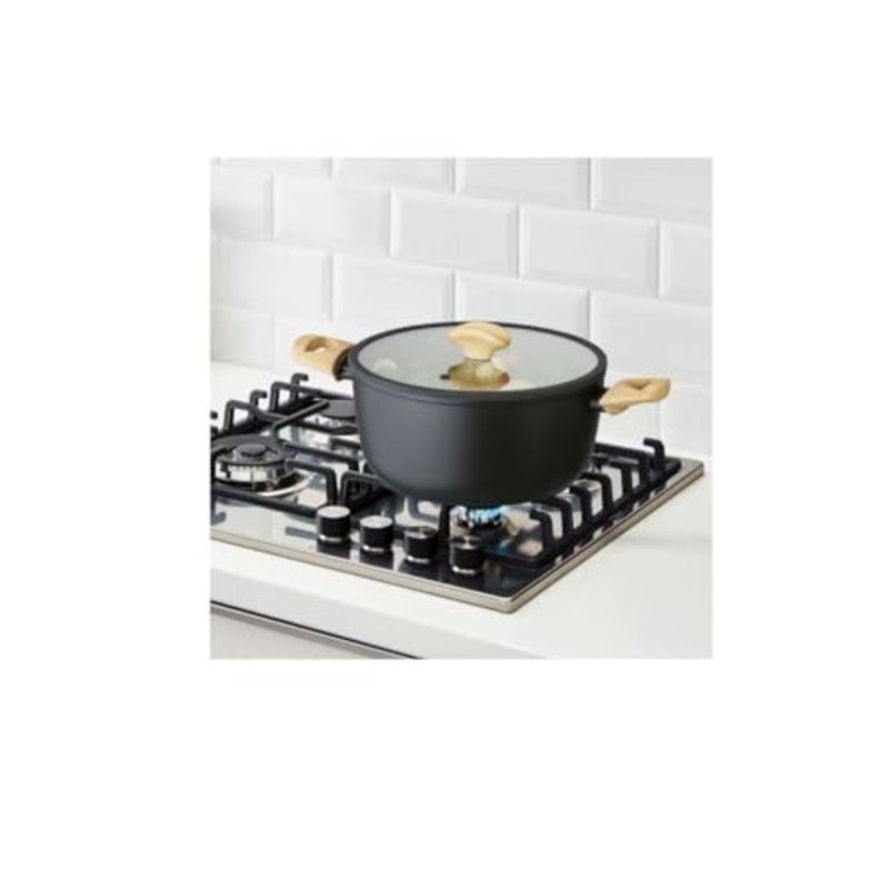 قدر مع غطاء، أسود 5 L Ahk4N$_$419 - Image 2