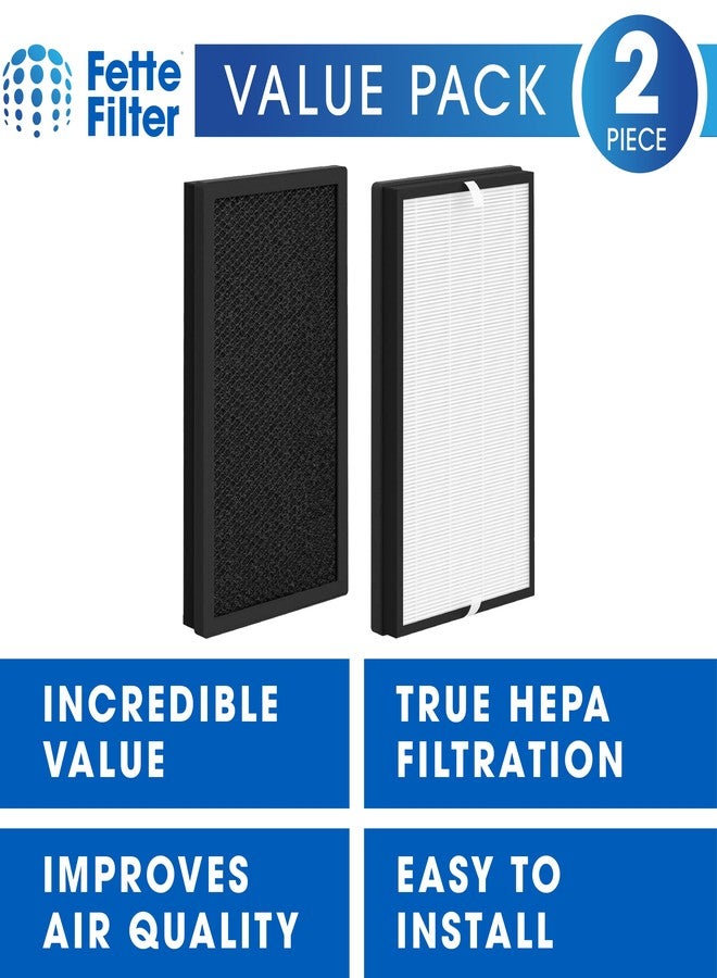 فيتي فلتر فلتر فيت - AP-C500FL فلتر بديل ثلاثي الوظائف بتقنية HEPA الحقيقية، متوافق مع أجهزة تنقية الهواء الذكية من هوميدكس، طرازات AP-C500 وAP-C550. عبوة من قطعتين. بديل للقطعة رقم C500FL - Image 2