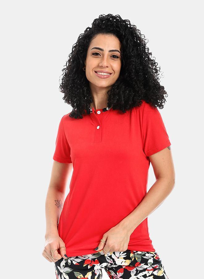 kady Self Pattern Short Sleeves Pajama Set - Image 4