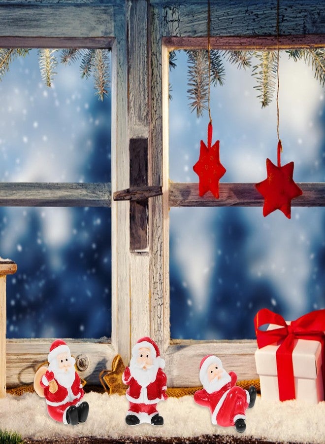 بيستويارد مجموعة زينة بابا نويل من بيستويارد، 12 قطعة، تماثيل صغيرة لعيد الميلاد لتزيين المنزل والحديقة، زينة رائعة من الراتنج لعيد الميلاد - Image 5