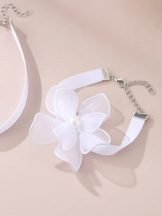Take Two  Take Two Set of 2 - Flower Necklace and Bracelet for Women | Best Price UAE