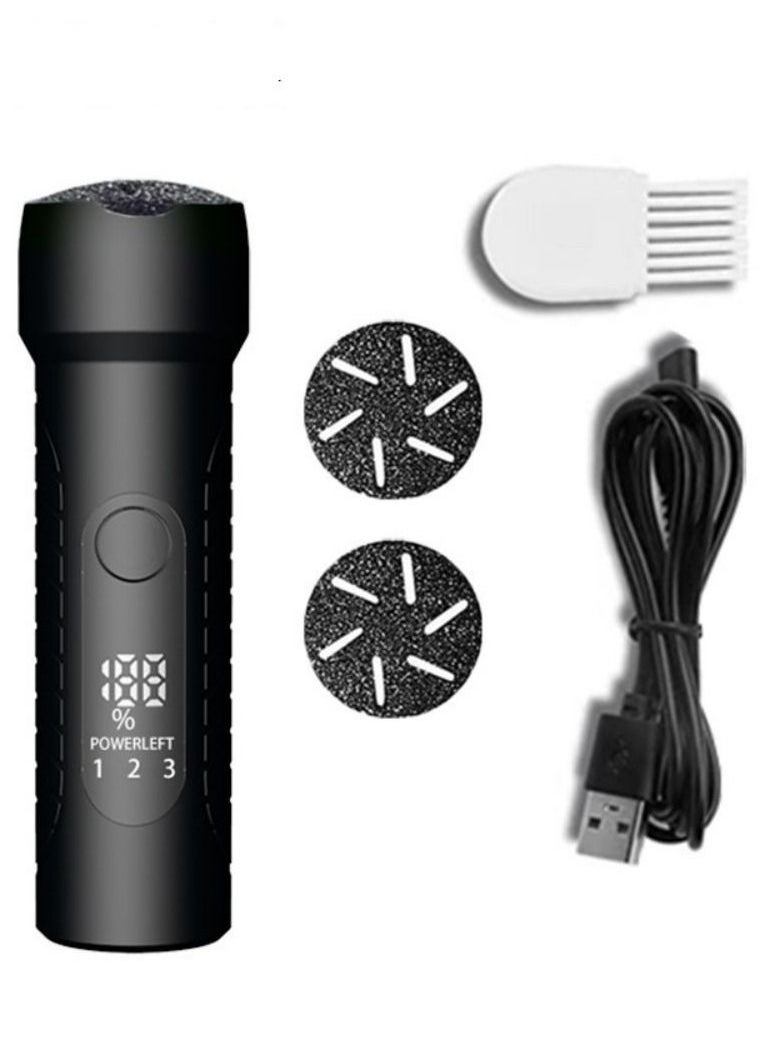 Elaimei Electric Callus Remover For Feet：Pedicure Tools With 3 Rollers, Professional Pedicure Tools Kit For Powerful Pedi Feet Care Vac, Foot File Care - Perfect For Hard, Cracked, Dry, Dead Skin (Usb Cable)  - Image 1