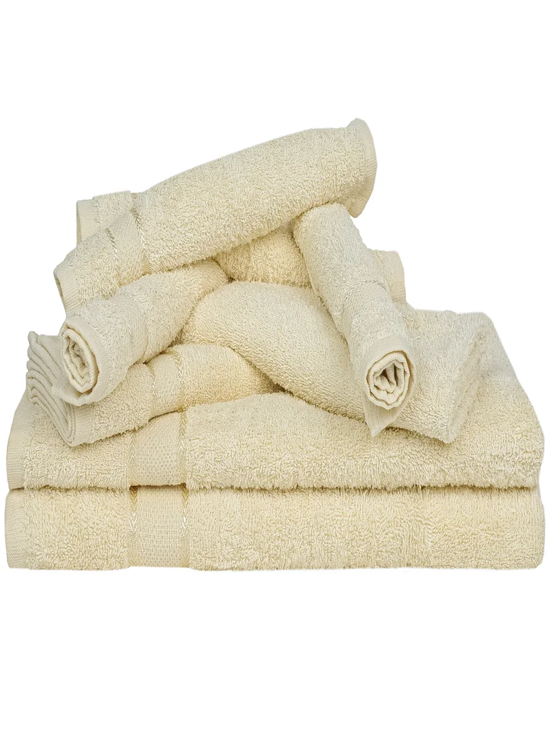 Bliss Casa Bliss Casa - 8 Pieces Towel Set - 2 Bath Towels, 2 Hand Towels, and 4 Washcloths, Ring Spun Cotton Highly Absorbent Towels for Bathroom, Shower Towel