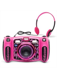 Kidizoom Duo 5.0 Deluxe Digital Selfie Camera with MP3 Player and Headphones, Pink