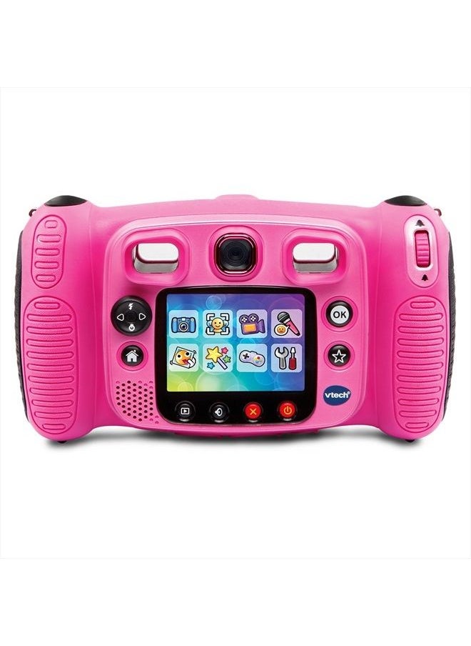 vtech - Kidizoom Duo 5.0 Deluxe Digital Selfie Camera with MP3 Player and Headphones, Pink - Image 1