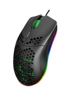 Generic Wired Gaming Mouse with Honeycomb Shell, Side Buttons Computer Mouse for PC/Tablet/Desktop/Office/Games  - Image 1