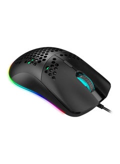 Generic Wired Gaming Mouse with Honeycomb Shell, Side Buttons Computer Mouse for PC/Tablet/Desktop/Office/Games  - Image 2