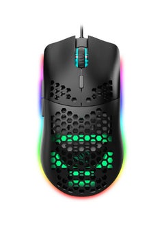 Generic Wired Gaming Mouse with Honeycomb Shell, Side Buttons Computer Mouse for PC/Tablet/Desktop/Office/Games  - Image 3