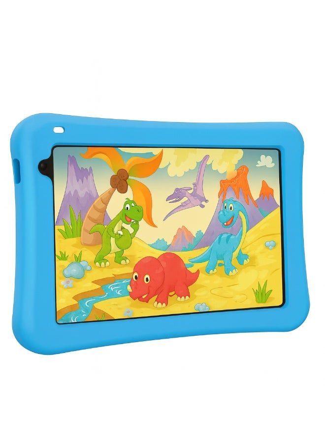 MODIO TAB Modio M796 Kids Tablet – 7 Inch HD Display, Android 13, 6GB RAM + 256GB Storage, 4000mAh Battery, Dual Camera, Single SIM, Cartoon Silicone Case (Blue) - Image 3