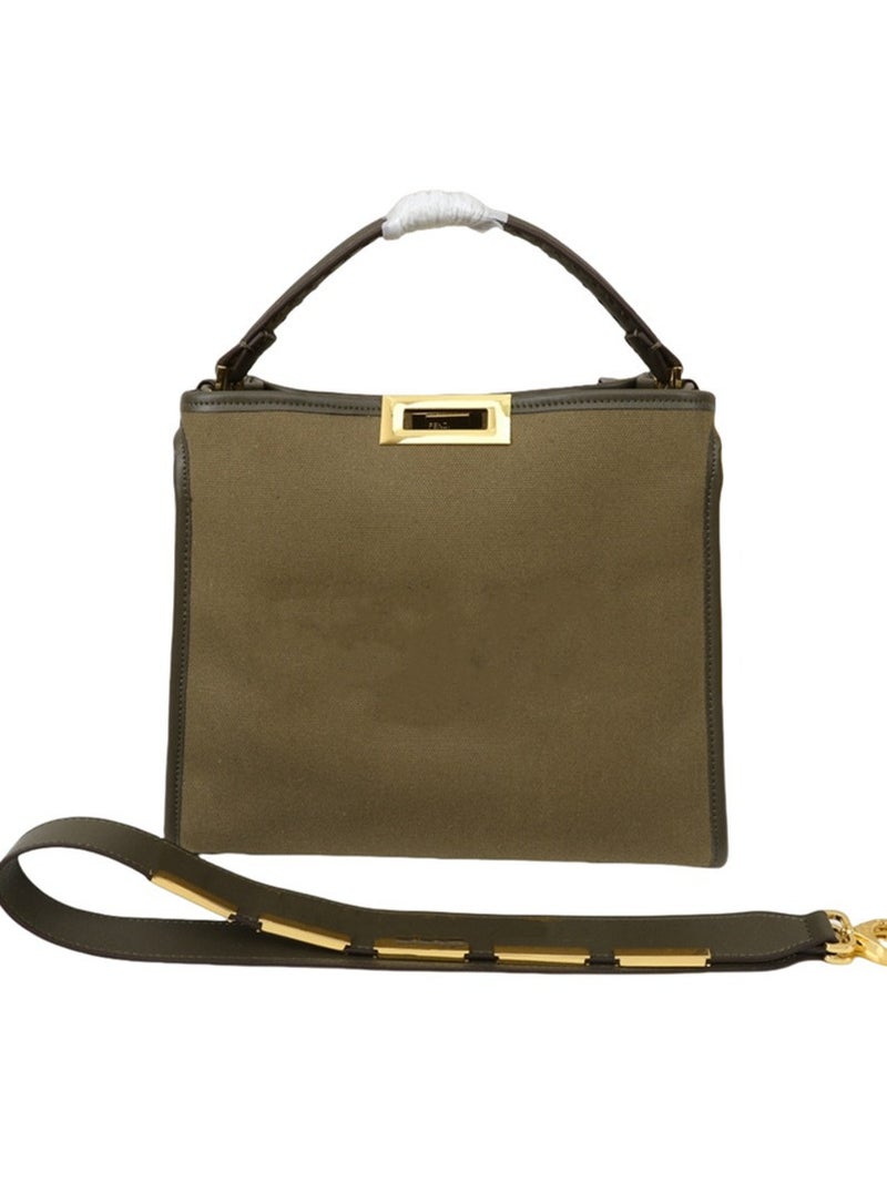 High-End Canvas Beach Bag Tote Bag Summer Versatile Satchel Work Clothing Large Capacity Crossbody Bag Trendy - Image 5