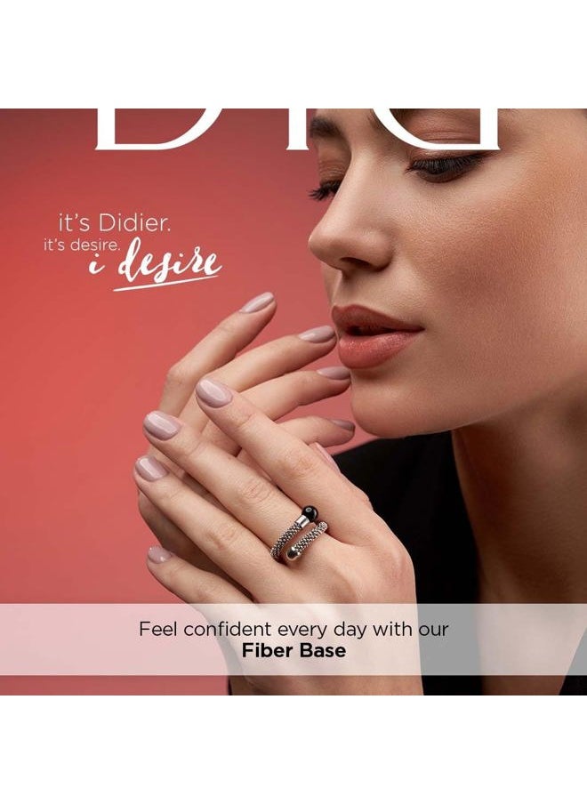 DIDIER LAB Premium Fiber Base Gel Polish Shimmer Nude - LED UV Gel Base Coat - Long Lasting Soak Off Gel Nail Base Coat with Vitamins and Minerals - Strengthens Thin Damaged Nails - 0.34 fl oz  - Image 3
