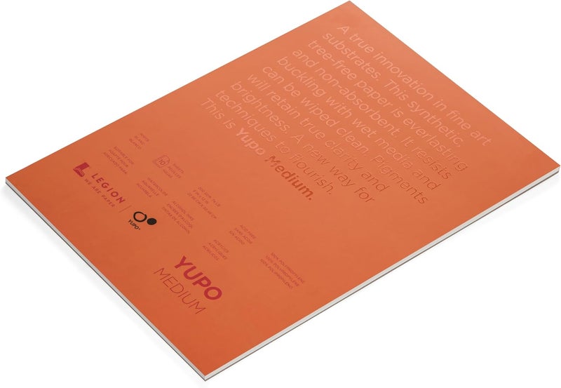 Legion Paper Yupo Medium Watercolor Pad - 10 Sheets, 9in x 12in, 200 GSM - Image 2
