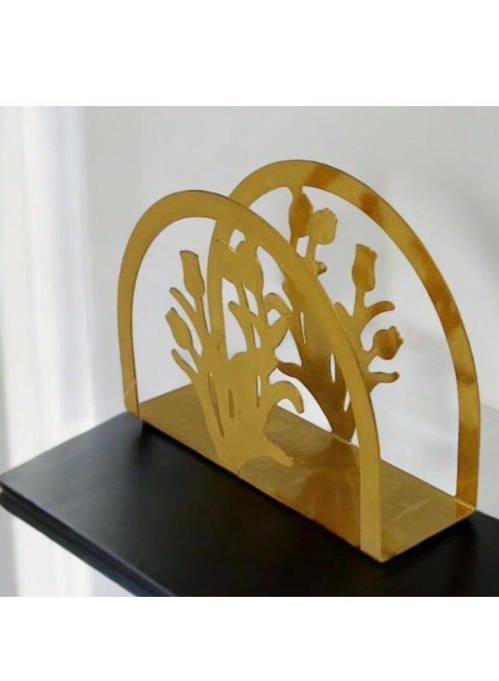 Gold-colored tissue holder, 0.36 kg