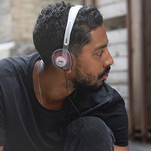 KOSS سماعات كوس KPH30iCL فوق الأذن، ميكروفون مدمج ووحدة تحكم باللمس، تصميم D-Profile، سلكية مع قابس 3.5 مم (شفافة) - Image 5