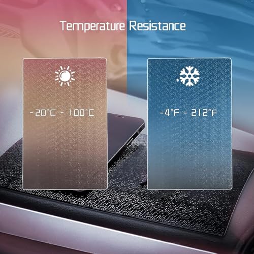 Mini-Factory Non-Slip Car Dashboard Sticky Pad – Extra Thick 6.5"x4.5" MINI-FACTORY Fixate Gel Mat for Phones, Glasses, Keys – Anti-Slip Grip (2 Pack) - Image 5