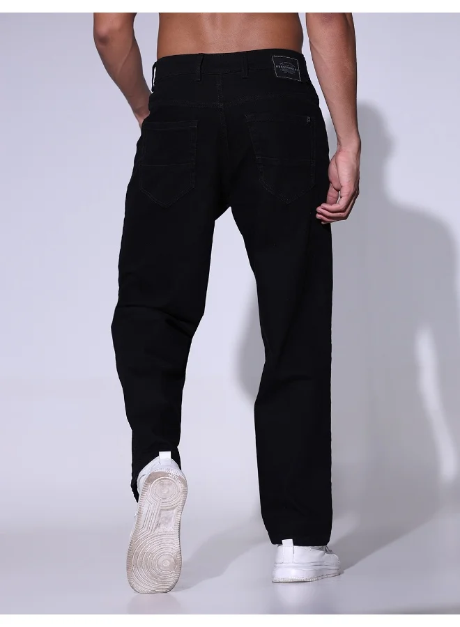 هوبرهولمي Men Black Jeans - Sleek and Versatile for All Occasions