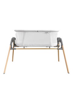 TEKNUM Teknum 3-IN-1 Baby Rocker Bassinet/ Infant Crib w/ Mosquito net - White  - Image 3