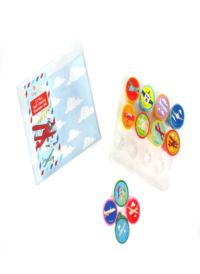 TINYMILLS 12 Pcs Airplane Stamp Kit for Kids - Image 4