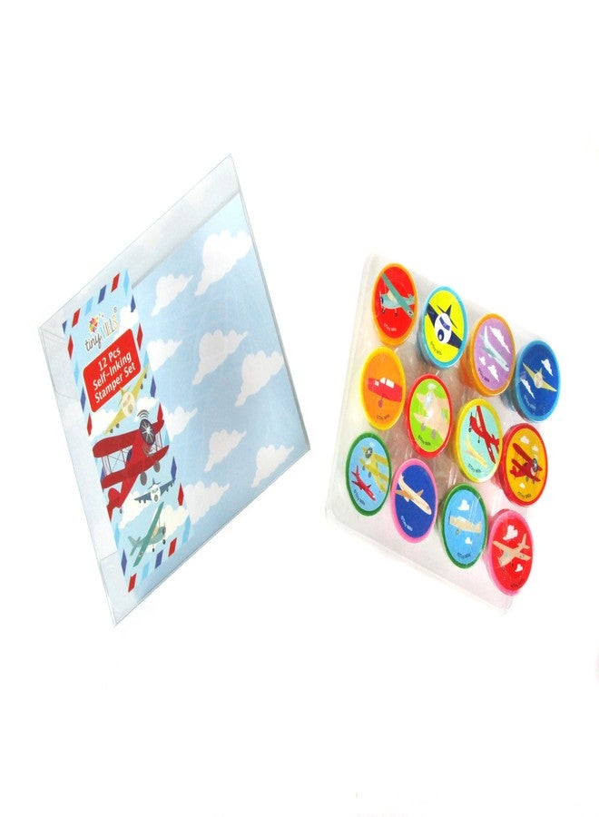 TINYMILLS 12 Pcs Airplane Stamp Kit for Kids - Image 3