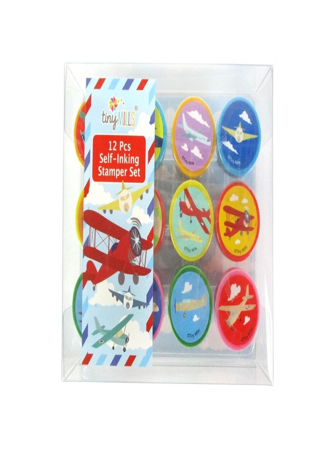 TINYMILLS 12 Pcs Airplane Stamp Kit for Kids - Image 2