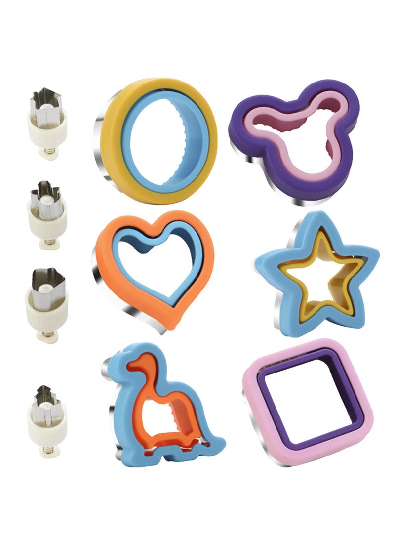 Vegetarian Sandwich Cutting Moulds Set of 10 - Image 1