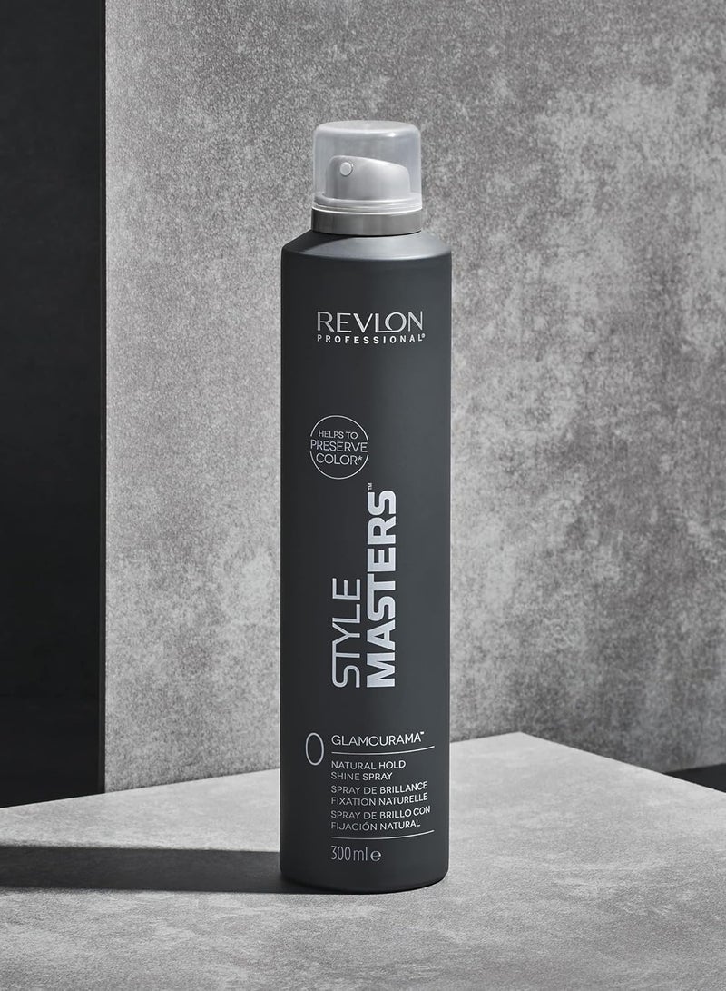 Revlon Professional Revlon Style Masters 0 Glamourama Natural Hold Shine Hair Spray 300Ml - Image 2