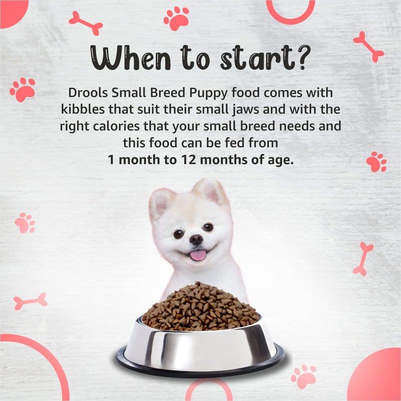 Drools Small Breed Puppy Dog Food, 3kg + Free Creamy Dog Treat (75g) - Image 3