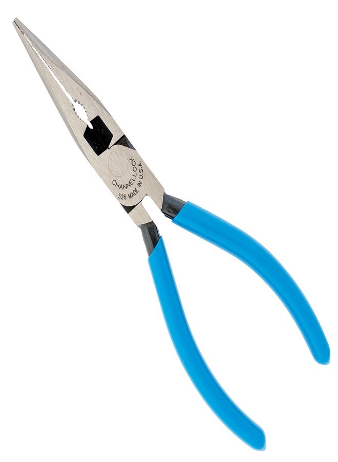 Channellock 326 6-Inch Long Nose Plier with Side Cutter - Image 1