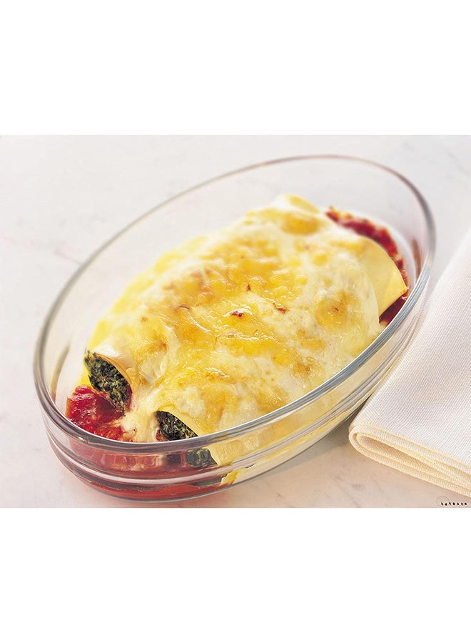 Pyrex Essentials Multipurpose Oval Roaster 4L, 39x27cm – Durable & Versatile Cooking Solution Clear - Image 5