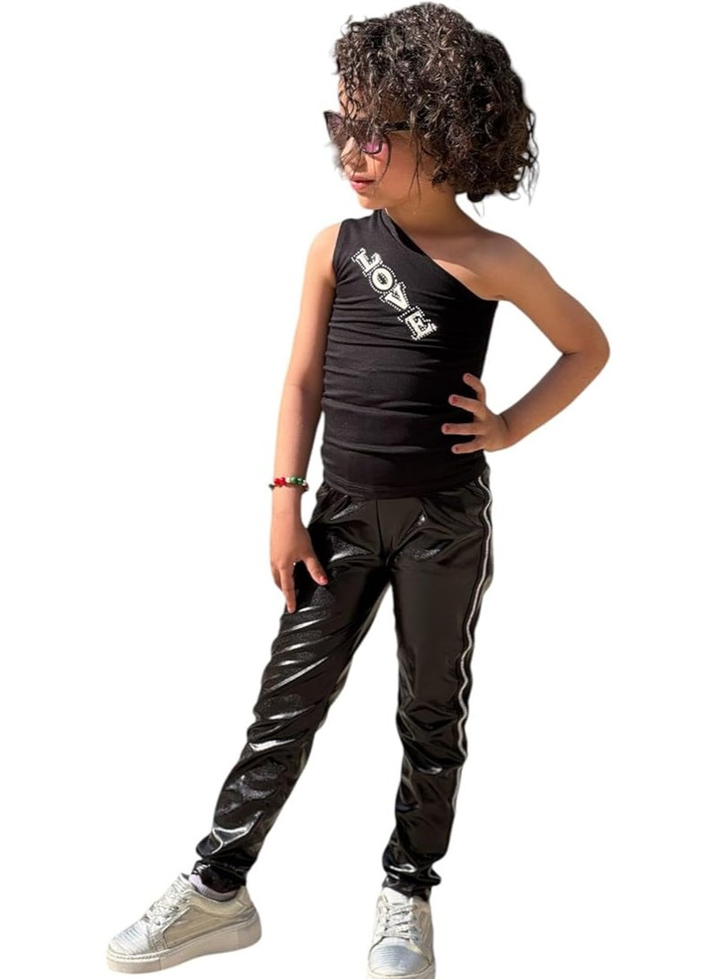 BODY ONE SHOULDER COTTON LYCRA GIRLS TREATED ANTI-ALLERGENIC