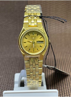 Seiko Seiko 5 Automatic Gold Dial Stainless Steel Women's Watch SYMA04K1  - Image 2