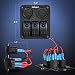 Nilight  90115C 3 Gang Rocker Switch Panel Waterproof PreWired Aluminum Switch Panel with Dual USB Charger Socket  Cigarette Lighter Socket 12V 24VDC ON Off Switch Panel for Cars Rvs Trucks - Image 3