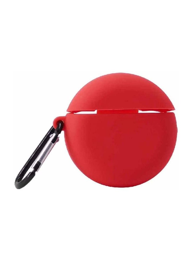 Phone Planet Silicone Case Cover for Huawei FreeBuds 3 with Carabiner and Charging Port Accessible - Image 2