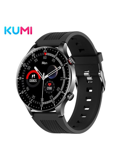 GW16T Pro Full Touch Screen Men Watches Smart Watch Man Heart Rate Monitor IP68 Waterproof Woman Smartwatch for IOS Android Black dial