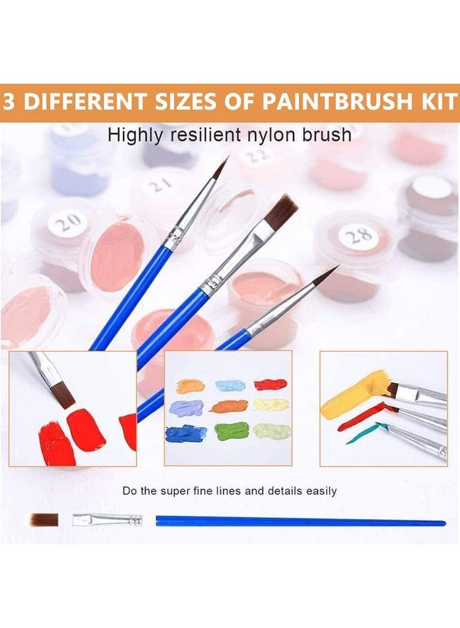HASTHIP Oil Painting Paint By Numbers For Adults & Kids & Beginners Diy Acrylic Painting Gift Kits Drawing Paintwork With Paintbrushes, 40 * 50Cm, Beige - Image 4