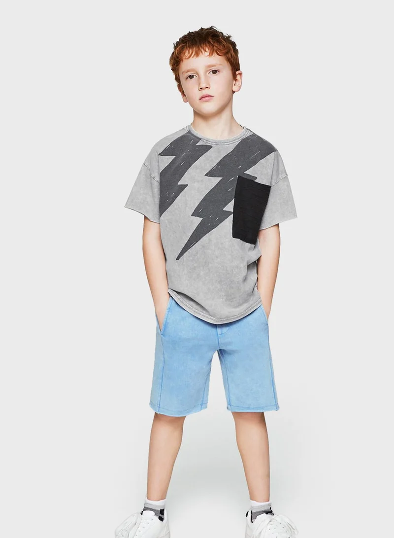 MANGO Little Bolt T-Shirt