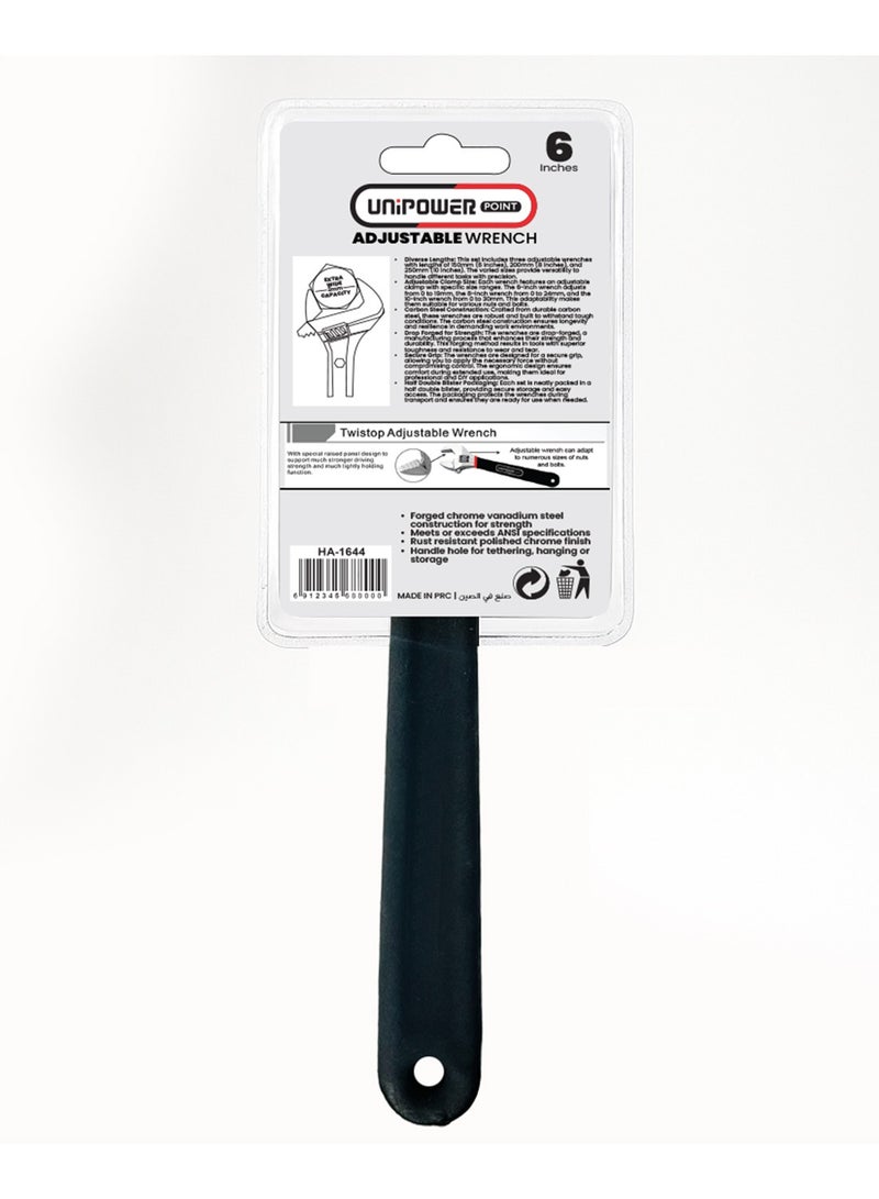 Unipower مفتاح أنابيب مستقيم ثقيل الوزن، 6 بوصة، لون برتقالي وأسود، 153 مم (6 بوصة) - Image 4