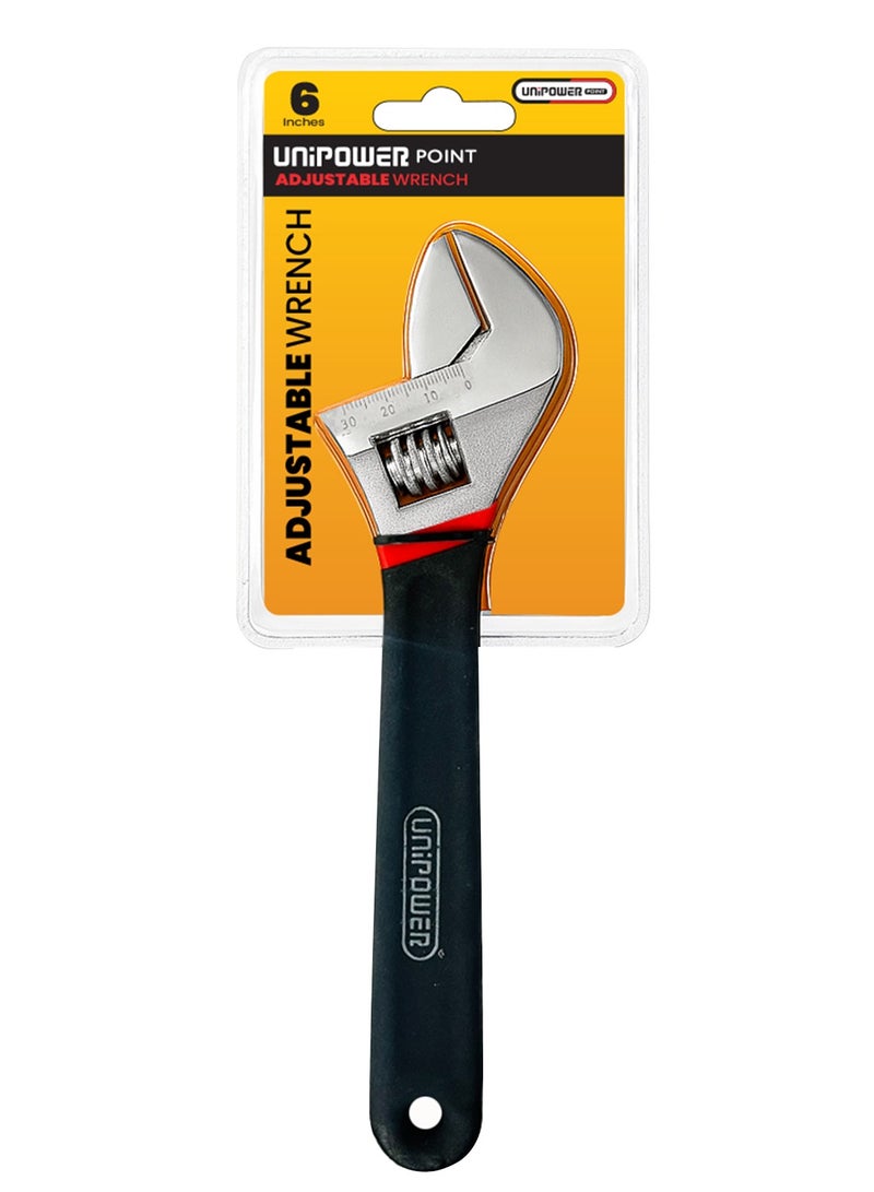 Unipower مفتاح أنابيب مستقيم ثقيل الوزن، 6 بوصة، لون برتقالي وأسود، 153 مم (6 بوصة) - Image 3