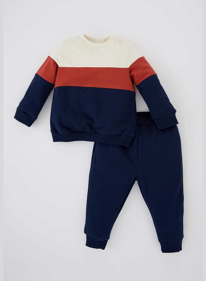 DeFacto 2 Pack BabyBoy Regular Fit Bike Neck Long Sleeve Knitted Set