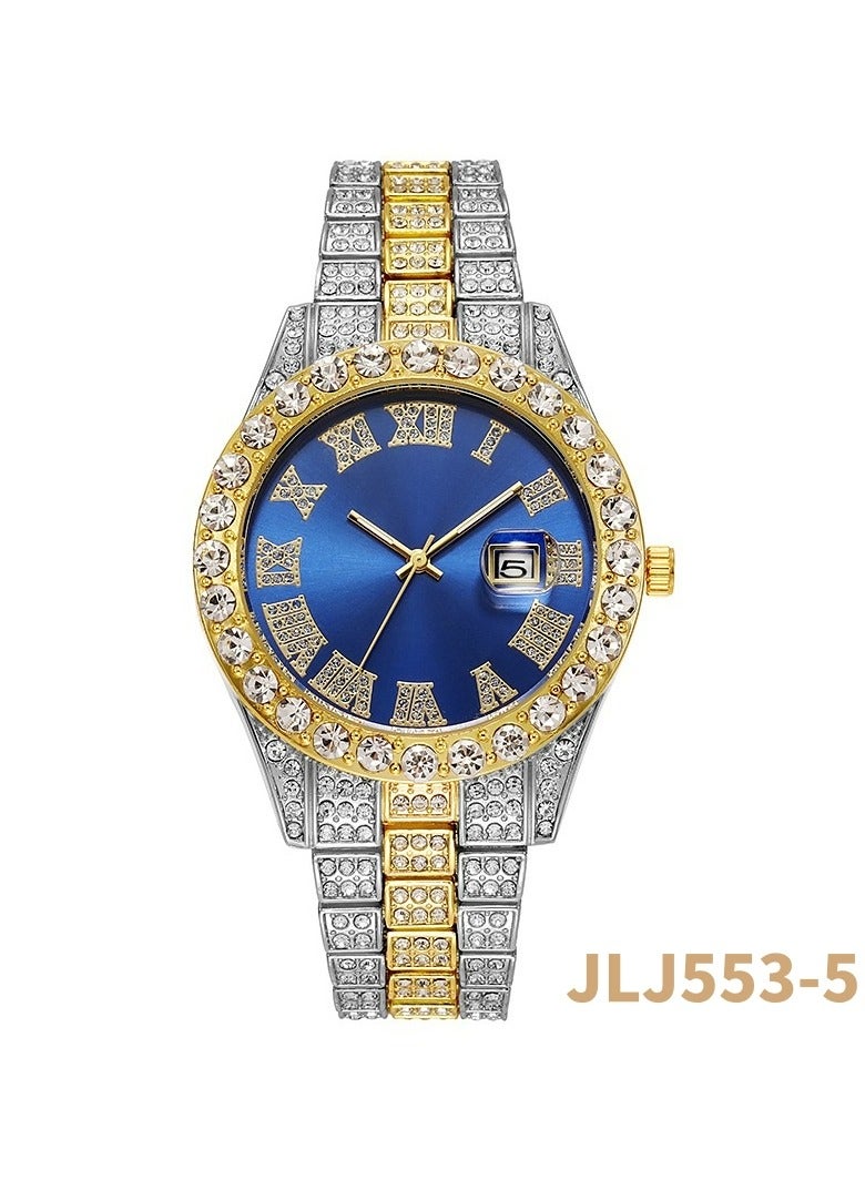 JOOLI Unisex Watch Fashion Shiny Wrist Jewelry Popular Classic Gold Silver Men Women Wedding Gift - Image 1